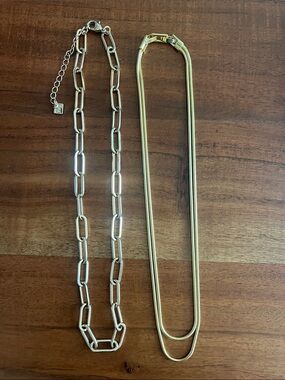 J. Crew & Banana Republic Gold Necklaces